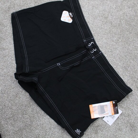 Zeroxposur Shorts NWT Womens 2XL XXL Black Sun Smart Stretch Woven Quick Dry - Picture 3 of 14